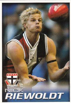 2005 Select Herald Sun AFL #155 Nick Riewoldt Front